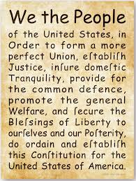 Preamble, Branches and Bill of Rights